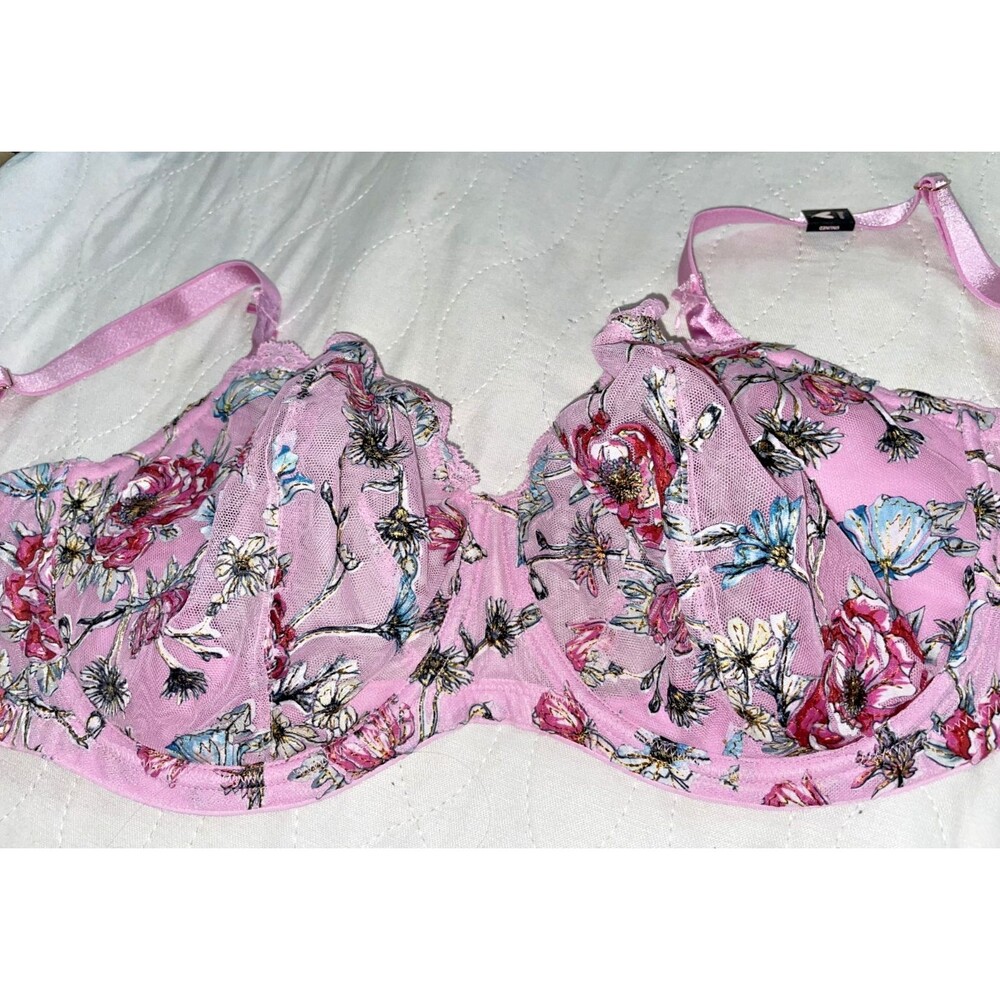 VICTORIA SECRET DREAM Angels PUSH UP without padding BRA embroidered 38DDD NWT